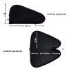 Allen Endura Lockable 13" Pistol Case Polyester Black - Image 2