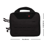 Allen Tac-Six Crew Tactical Lockable Pistol Case 600D Polyester Black - Image 4