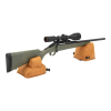 Allen Longmont Front & Rear Shooting Rest Combo Filled Leather Tan - Image 2