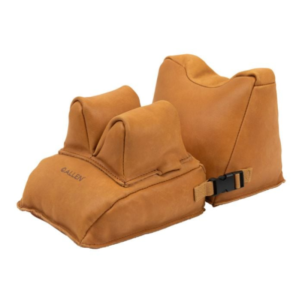 Allen Longmont Front & Rear Shooting Rest Combo Filled Leather Tan
