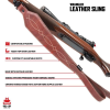 Allen Heritage Western Scallop Sling with Sling Swivel Leather Brown 28" - Image 5