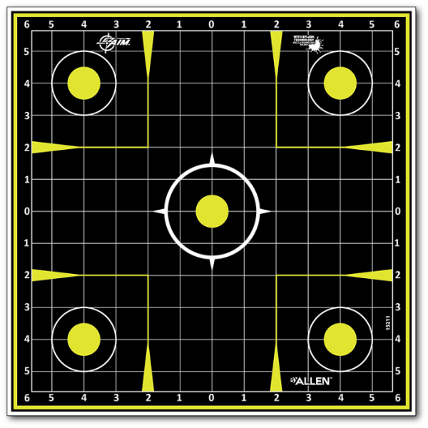 Allen EZ-Aim Splash Sight In Reactive Target 12" Pack of 30