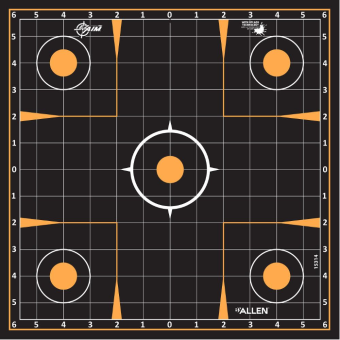 Allen EZ-Aim Splash Sight In Adhesive Target 12" Pack of 10