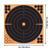 Allen EZ-Aim Splash Bullseye Adhesive Target 12" Pack of 10 - Image 2