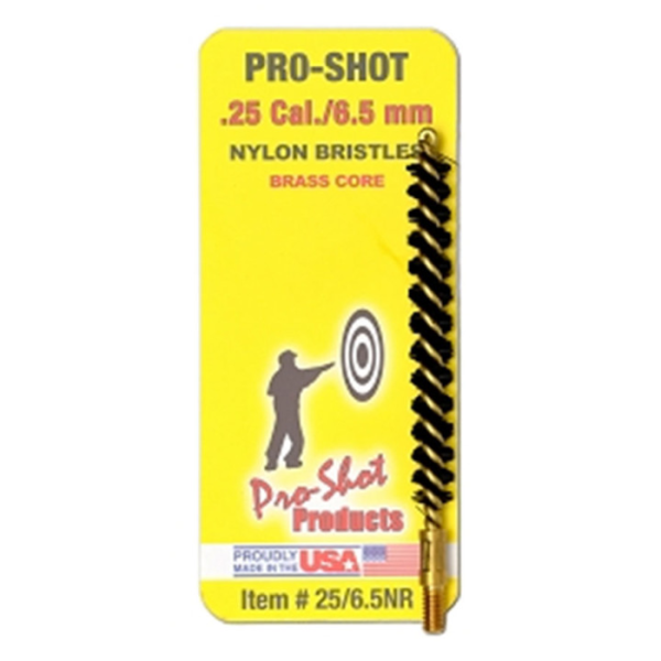 Pro-Shot Rifle Bore Brush Nylon 25 Caliber, 6.5mm 8-32 Thread