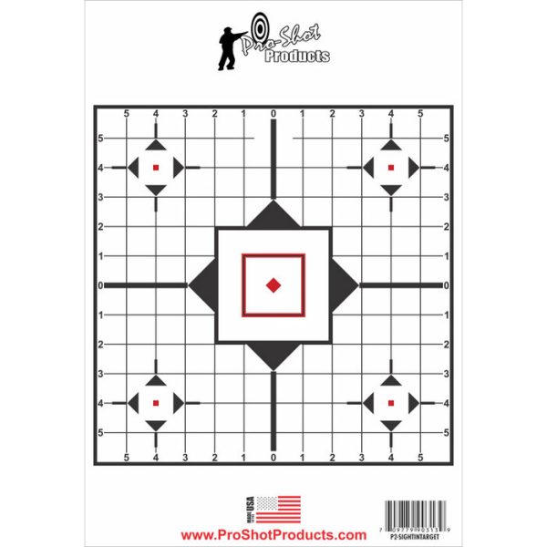 Pro-Shot Sight In Target Pack of 6