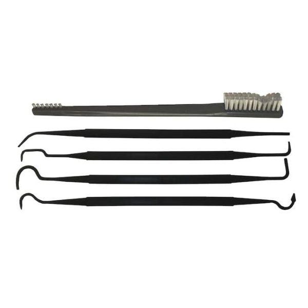 Pro-Shot 5-Piece Gun Cleaning Pick and Brush Set Polymer