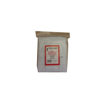 Pro-Shot Cotton Flannel Cleaning Patches 243 - 284 Caliber 1-3/8" Pack of 1000