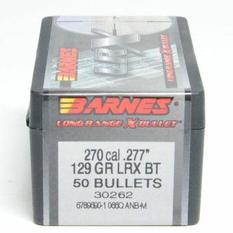 Barnes LRX Bullets 0.277 (270 Caliber, 6.8mm) 129 Grain Polymer Tipped Box of 50