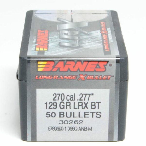 Barnes LRX Bullets 0.277 (270 Caliber, 6.8mm) 129 Grain Polymer Tipped Box of 50