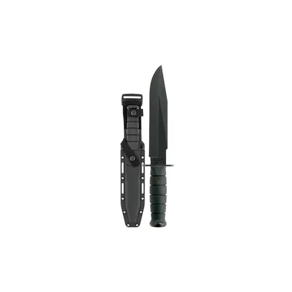 KA-BAR Fighter Fixed Blade Knife 8" Clip Point Plain Edge
