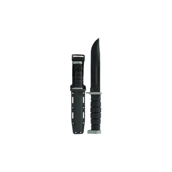 KA-BAR D2 Extreme Fighting/Utility Fixed Blade Knife 7" Clip Point Plain Edge