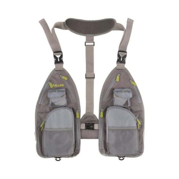 Allen Gallatin Ultra Light Fly Fishing Vest Gray