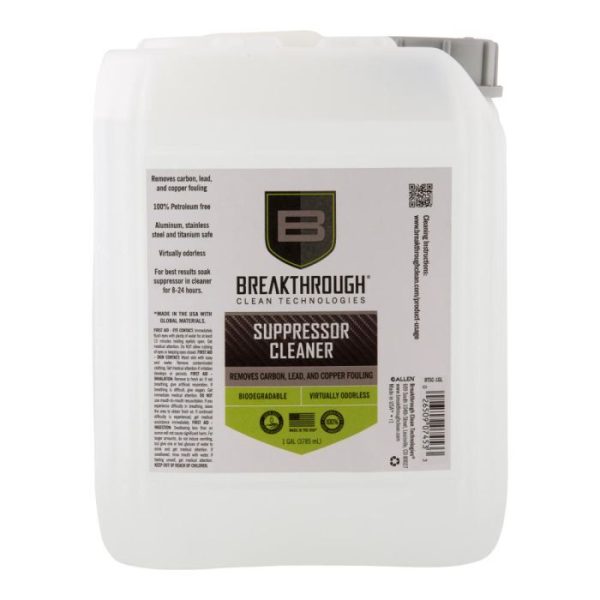 Breakthrough Clean Technologies Suppressor Cleaning Solvent 1Gallon Jug