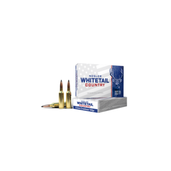 Nosler Whitetail Country Ammunition 6.5 Creedmoor 140 Grain Solid Base Spitzer Boattail Box of 20