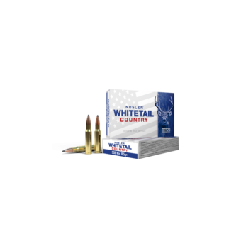 Nosler Whitetail Country Ammunition 30-30 Winchester 150 Grain Solid Base Round Nose Boattail Box of 20