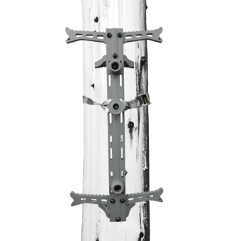 Hawk Hunting Helium Treestand Climbing Sticks 20" Aluminum Gray Pack of 4