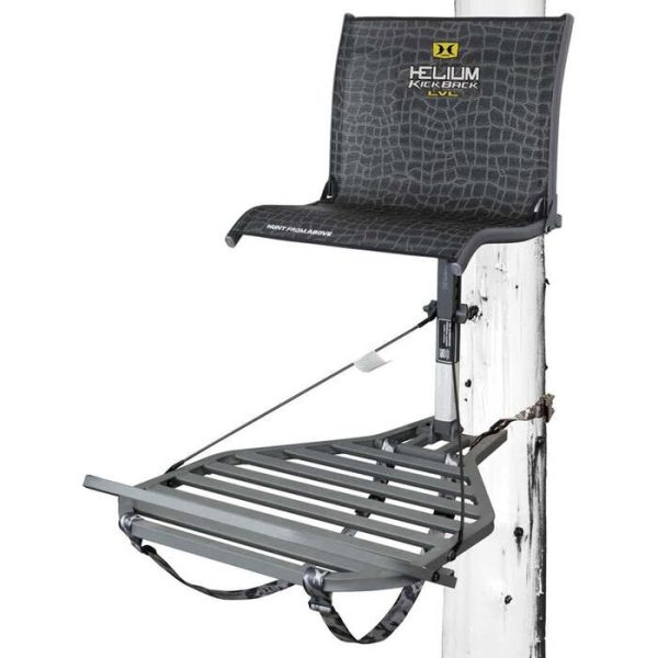 Hawk Hunting Helium Kickback LVL Hang On Treestand Aluminum