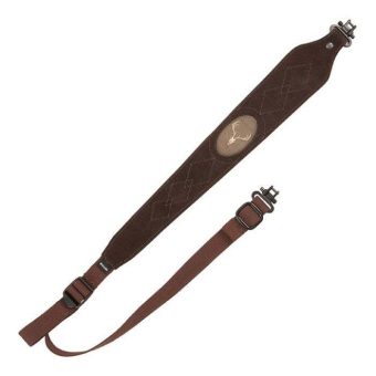 Allen Big Game Rifle Sling  Suede Leather Brown