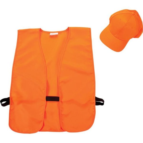 Allen Safety Hat & Vest  Polyester Orange