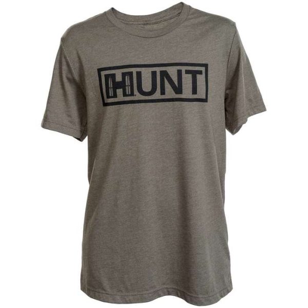 Hornady Hunt Men's T-Shirt Gray Cotton/Poly Blend XXL