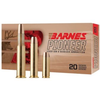 Barnes Pioneer Ammunition 30-30 Winchester 190 Grain Original Jacketed Flat Nose Box of 20
