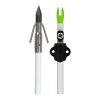 Muzzy Classic Fiberglass Bowfishing Arrow with Carp Point & Slide White 32" - Image 3