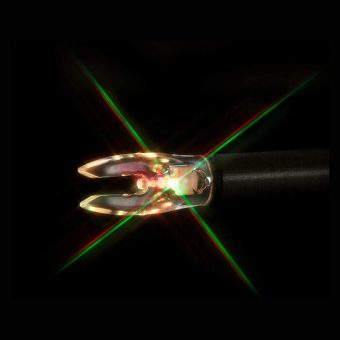 Nockturnal Lighted Nock Red & Green Strobing Pack of 3