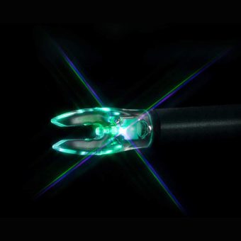 Nockturnal Universal Lighted Nock Blue & Green Strobing Pack of 3