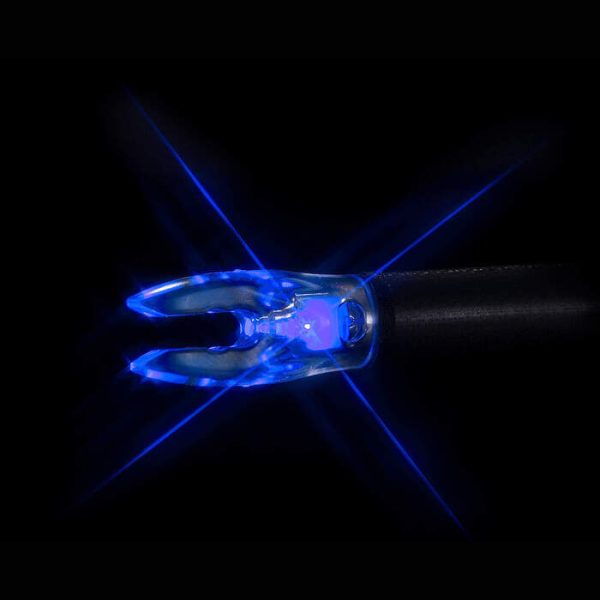 Nockturnal Universal Lighted Nock Blue Pack of 3