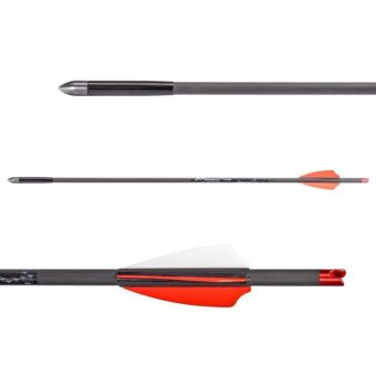 Axe .166 Micro Diameter Carbon Crossbow Bolt 17.5 Orange Pack of 6