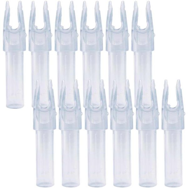 Carbon Express Launchpad Nock Clear (.203 Diameter) Pack of 12