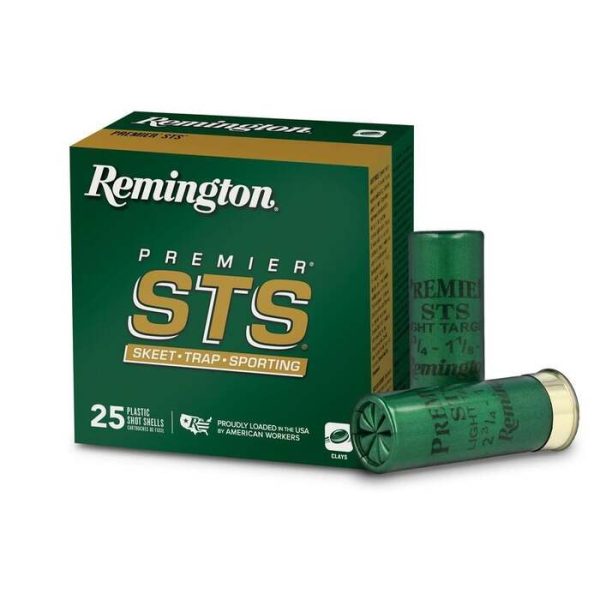Remington Premier STS Ammunition 12 Gauge 2-3/4" 1-1/8 oz  #7.5 Shot Box of 25
