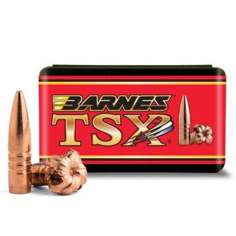 Barnes TSX Bullets 35 Remington (.358 Diameter) 180 Grain Solid Hollow Point with Cannelure Box of 50