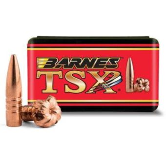 Barnes TSX Bullets (.355 Diameter) 170 Grain Solid Hollow Point with Cannelure Box of 50
