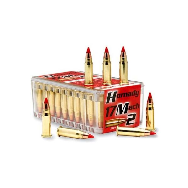 Hornady Ammunition 17 Mach 2 (HM2) 15.5 Grain NTX Polymer Tip Box of 50