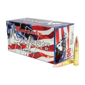Hornady American Gunner Ammunition 300 AAC Blackout 125 Grain Hollow Point Box of 20