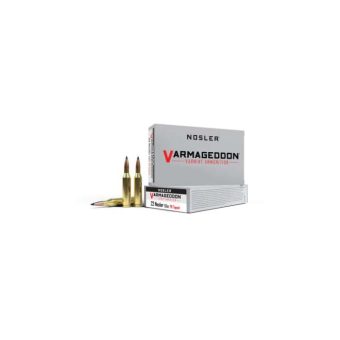 Nosler Varmageddon Ammunition 22 Nosler 53 Grain Varmageddon Polymer Tip Box of 20