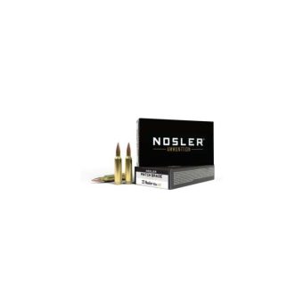 Nosler Match Grade Ammunition 22 Nosler 85 Grain RDF Boat Tail Hollow Point Box of 20