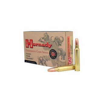 Hornady  Dangerous Game Ammunition 375 Ruger 300 Grain DGS Jacketed Flat Nose Box of 20