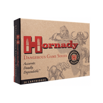 Hornady  Dangerous Game Ammunition 375 Ruger 300 Grain DGX Flat Nose Box of 20