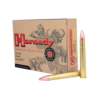 Hornady Dangerous Game Ammunition 9.3x74mm Rimmed 286 Grain Interlock Spire Point Box of 20