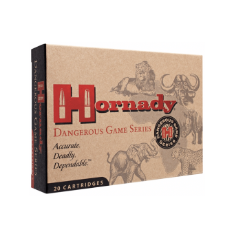Hornady  Dangerous Game Ammunition 416 Rigby 400 Grain DGX Flat Nose Box of 20