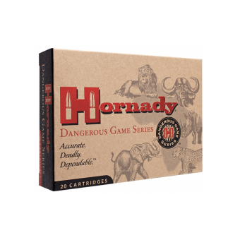 Hornady Dangerous Game Ammunition 416 Remington Magnum 400 Grain DGX Flat Nose Box of 20