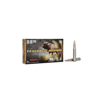 Federal Premium Ammunition 30-06 Springfield 165 Grain Partition Jacketed Soft Point Box of 20