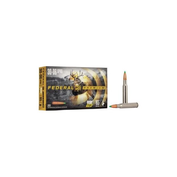 Federal Premium Ammunition 30-06 Springfield 165 Grain Vital-Shock Polymer Tip Box of 20