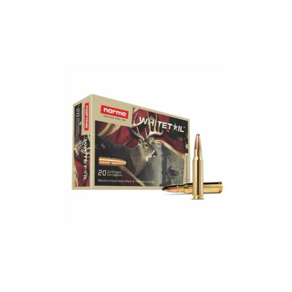 Norma  Whitetail  Ammunition 308 Winchester 150 Grain Pointed Soft Point Box of 20
