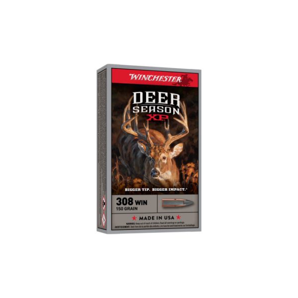 Winchester Deer Season XP Ammunition 308 Winchester 150 Grain Extreme Point Polymer Tip Box of 20