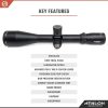Athlon Optics Midas HMR Rifle Scope First Focal Plane 2.5-15x50mm Illuminated BDC 600A Reticle Black - Image 3
