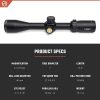Athlon Optics Neos Rifle Scope 4-12x40mm Centre X Reticle Black - Image 3